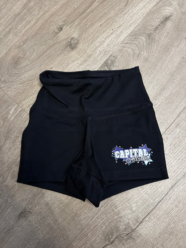 Black Logo Shorts