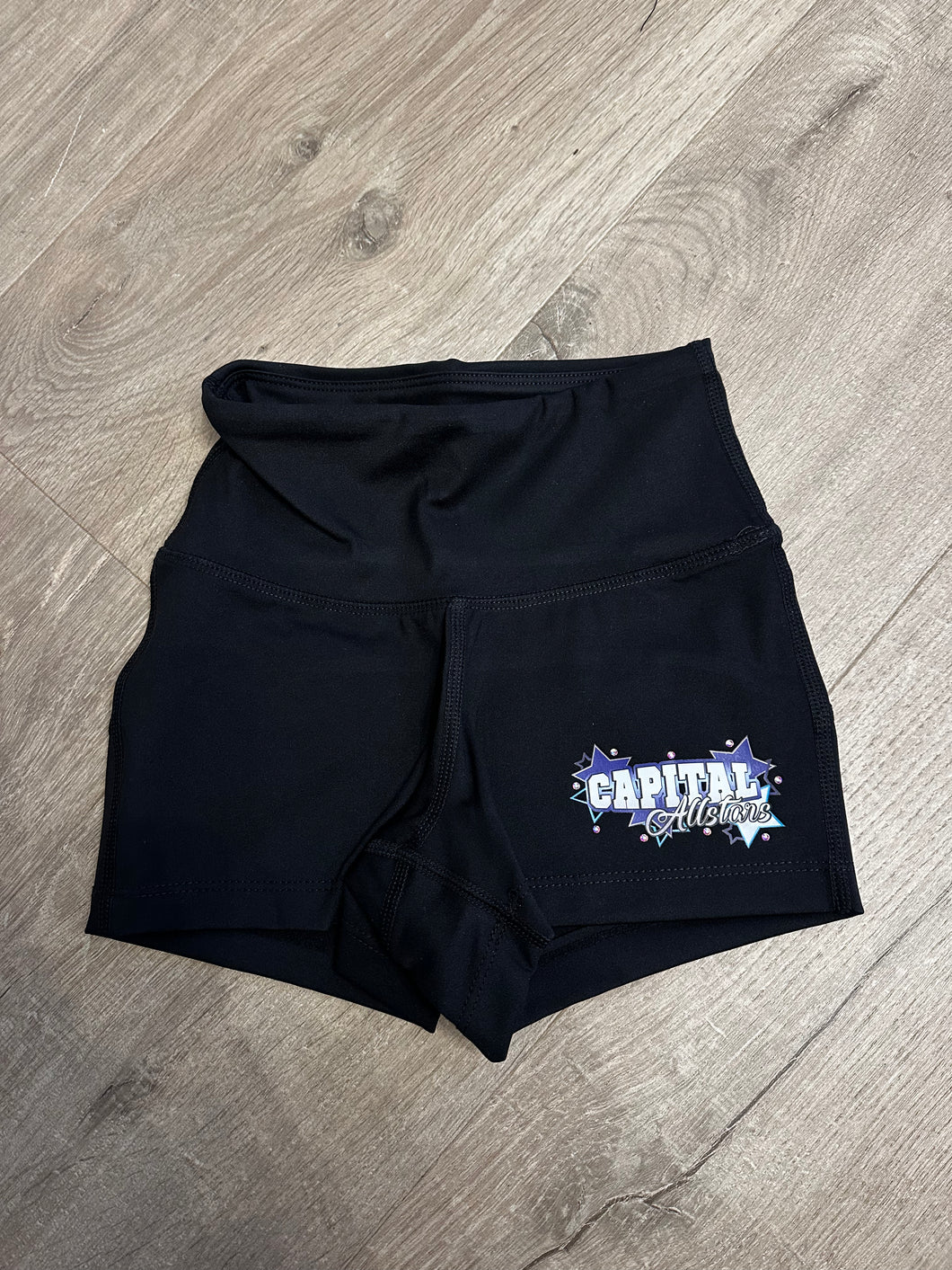 Black Logo Shorts