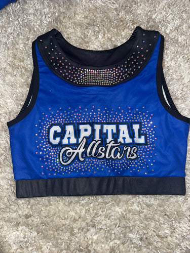 Rhinestone Crop Top age 10