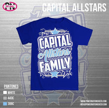 Load image into Gallery viewer, Parent / Family T-shirt with print on back