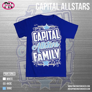 Parent / Family T-shirt with print on back